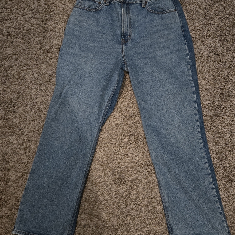 Abercrombie & Fitch Light Blue Straight Leg Jeans